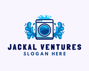 Laundry Washing Machine logo design