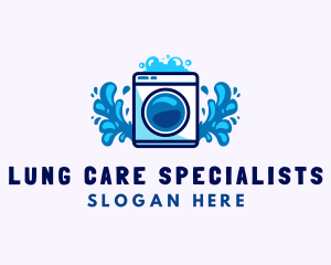 Laundry Washing Machine logo design