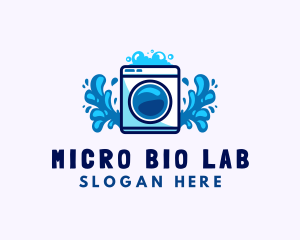 Laundry Washing Machine logo design