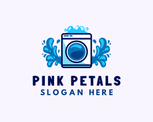 Laundry Washing Machine logo design