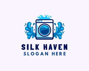 Laundry Washing Machine logo design