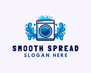 Laundry Washing Machine logo design