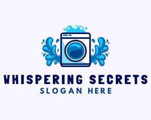 Laundry Washing Machine logo design