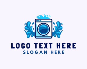 Laundry Washing Machine Logo