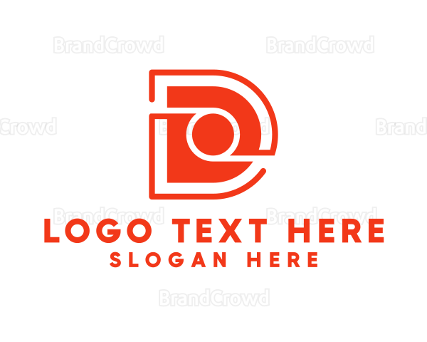 Software Programming Letter D Logo