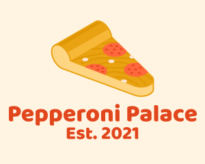 Pepperoni - Delicious Pepperoni Pizza logo design