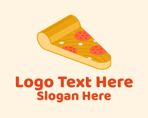 Delicious Pepperoni Pizza  Logo