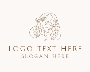 Head - Woman Feminine Beauty logo design