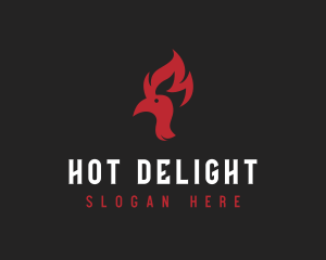 Chicken Fire Steakhouse logo design