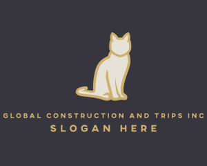 Pet Cat Animal Logo