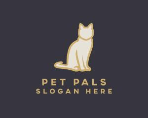 Pet Cat Animal logo design