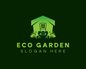 Greenery - Lawn Mower Yard logo design