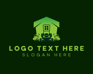 Sustainable - Lawn Mower Yard logo design