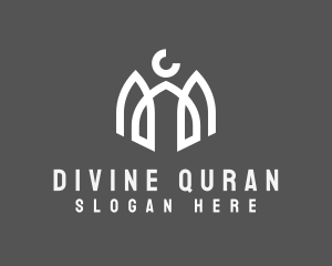 Quran - Temple Muslim Mosque logo design