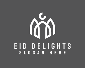 Eid - Temple Muslim Mosque logo design