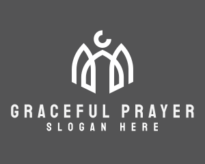 Temple Muslim Mosque logo design