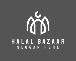 Temple Muslim Mosque logo design