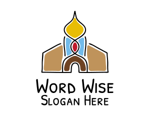 Worship Temple Mosque Logo