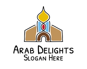 Arab - Worship Temple Mosque logo design