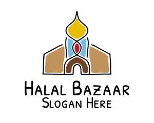 Muslim - Worship Temple Mosque logo design