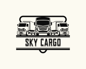 Cargo Logistics Trucking logo design