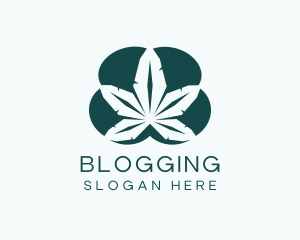 Marijuana Leaves Plant Logo