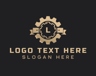 Industrial Mechanical Gear  logo design