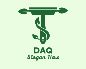 Green Eco Squeegee logo design