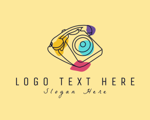 Caller - Creative Retro Telephone logo design