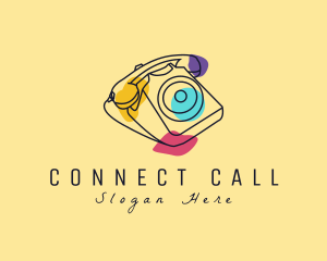 Creative Retro Telephone logo design