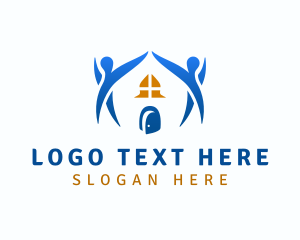 Group - Human Charity Orphanage logo design