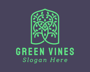 Tree Vine Garden logo design