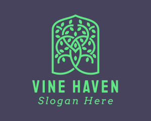 Tree Vine Garden logo design