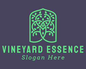 Tree Vine Garden logo design