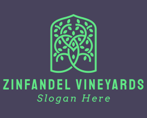 Tree Vine Garden logo design