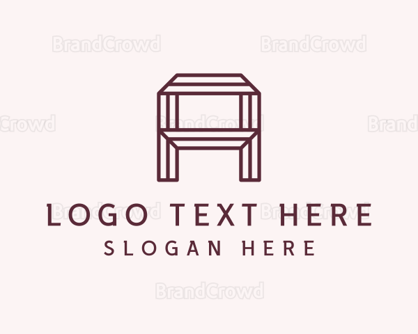 Geometric Generic Letter A Logo