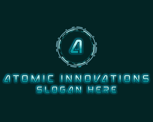 Futuristic Digital Tech logo design