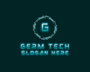 Futuristic Digital Tech logo design