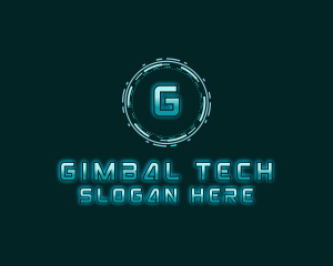 Futuristic Digital Tech logo design