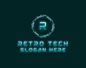 Futuristic Digital Tech logo design