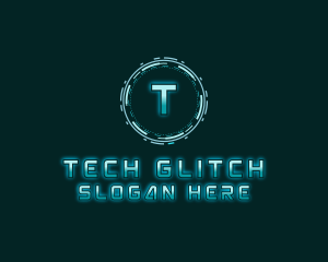 Futuristic Digital Tech logo design