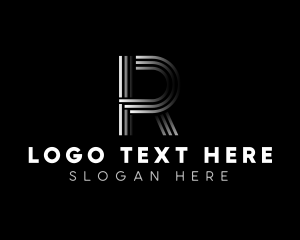 Monochrome - Generic Business Letter R logo design