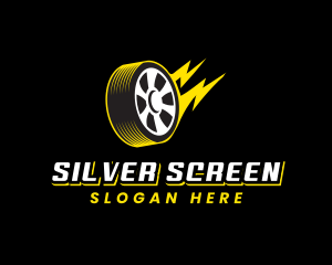 Speed - Lightning Tire Racing logo design