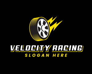 Lightning Tire Racing logo design