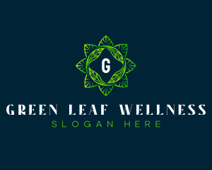 Wellness Leaf Spa logo design