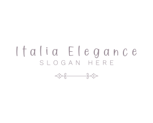 Elegant Handwritten Style logo design