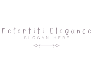 Elegant Handwritten Style logo design