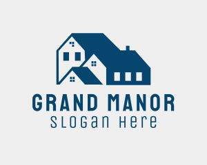 Mansion Real Estate Construction  logo design