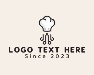 Monoline - Chef Toque Octopus Restaurant logo design