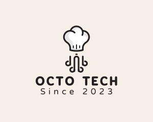 Chef Toque Octopus Restaurant logo design